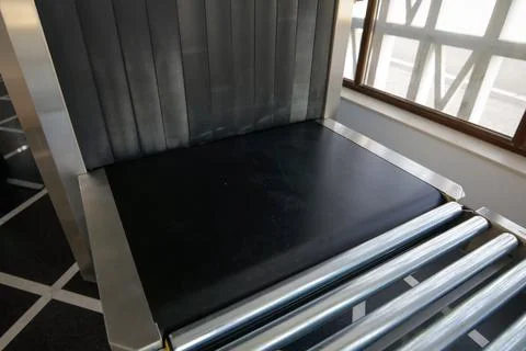 Shallow depth of field (selective focus) image with a x-ray scanning machin.. Stock Photos