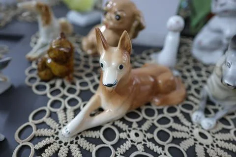 Shallow depth of field (selective focus) details with Romanian communist er.. Foto stock