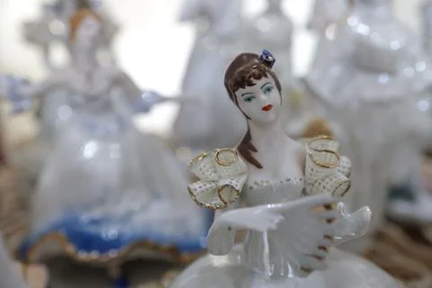 Shallow depth of field (selective focus) details with Romanian communist er.. Stock Photos