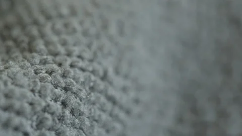 Shallow DOF microfiber clotg texture 4K video Stock Footage 174686285