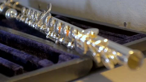 Shallow focus on a flute Stock Footage 151350614