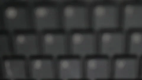 Shallow Focus Rack On Black Computer Keyboard Stock-Footage 150598580