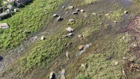 Shallow streams after heavy rain Stock-Footage 164651900