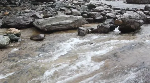 Shallow streams Stock Footage 41679329