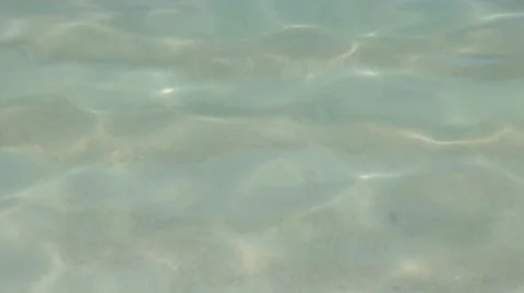 In shallow water at the beautiful beach Stock Footage 40089788