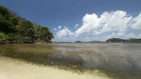Shallow water panorama Video stock 52516049