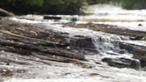 Shallow Water on Slate Stock Footage 73120295