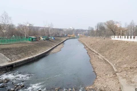 Shallowed river Stock Photos