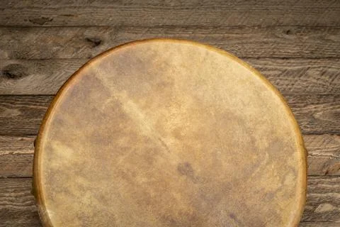 Shaman frame drum Stock Photos