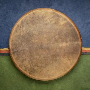 Shaman frame drum Stock-Fotos