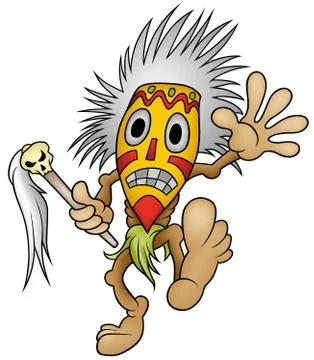 Shaman Stock Illustration