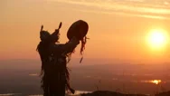 Shaman Ritual Dance Stock Footage