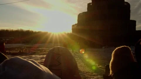 Shamanic rite Stock Footage 176382524