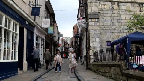 Shambles, York 2 Stock Footage 78349663