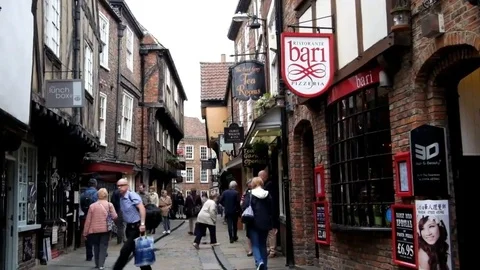 Shambles, York Stock Footage 78349665