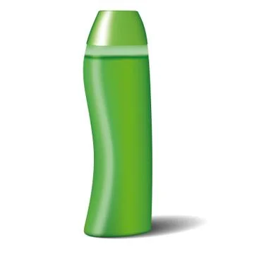 Shampoo bottle isolated on white background Stock Illustration