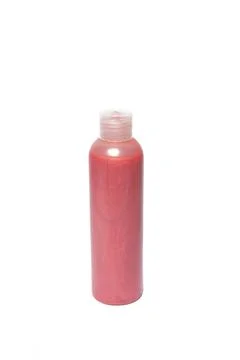 Shampoo bottle isolated on the white background Stock Photos