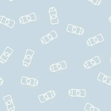 Shampoo bottle line vector seamless pattern isolated Stock Illustration