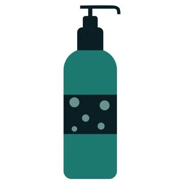 Shampoo bottle vector icon Stock Illustration