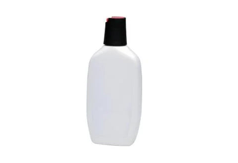 Shampoo bottle on the white backgrounds Stock Photos