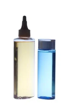 Shampoo bottles Stock Photos