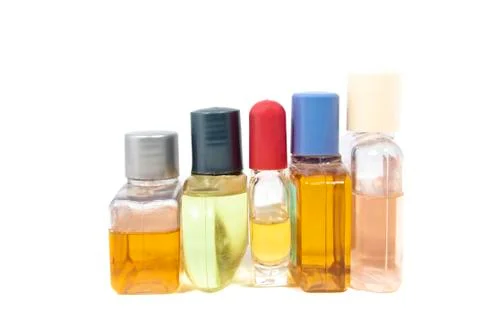 Shampoo bottles Stock Photos