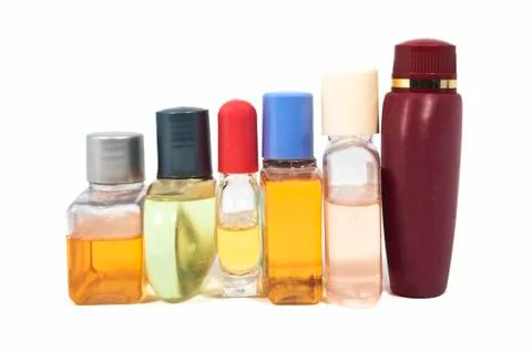Shampoo bottles Stock Photos