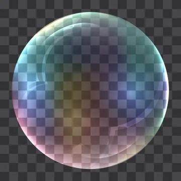 Shampoo bubble concept background, realistic style Stock Illustration