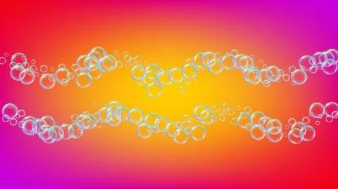 Shampoo bubble. Detergent bath foam, suds and soap for bathtub. Stock Illustration