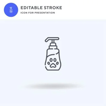Shampoo icon vector, filled flat sign, solid pictogram isolated on white, logo Stock Illustration