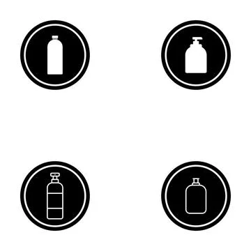 Shampoo icon vector Stock Illustration