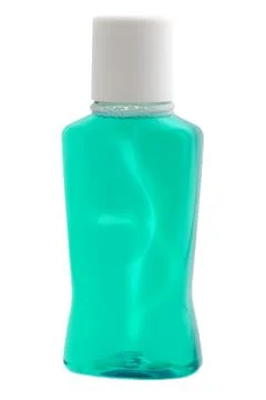 Shampoo in plastic bottle Stock Photos