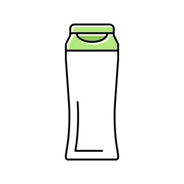 Shampoo plastic color icon vector illustration Stock Illustration