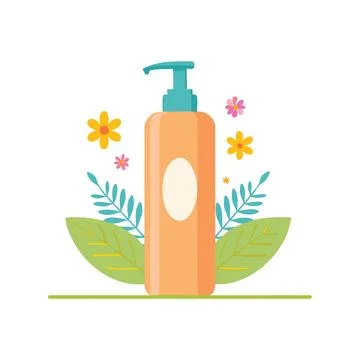 A Shampoo simple illustration Illustrazione stock