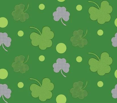 Shamrock Background Design Иллюстрация