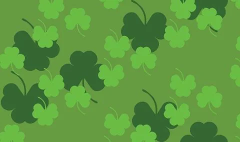 Shamrock background Stock Illustration