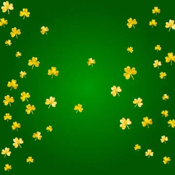 Shamrock background for Saint Patricks Day. Stock Illustration