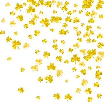 Shamrock background for Saint Patricks Day. Stock Illustration
