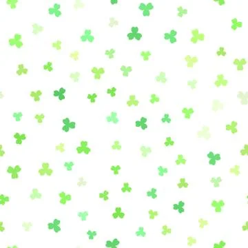 Shamrock background. Seamless vector pattern Illustrazione stock
