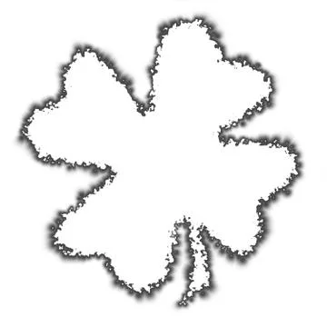 Shamrock burnt parchment Stock Illustration