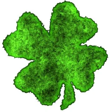 Shamrock burnt parchment Stock Illustration