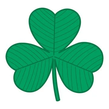 Shamrock, clover leaf illustration isolated Stock Illustration