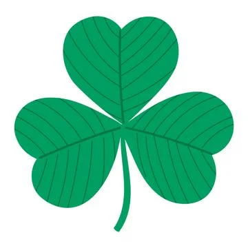 Shamrock, clover leaf illustration isolated Stock Illustration