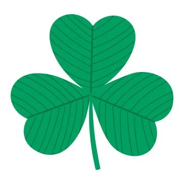 Shamrock, clover leaf illustration isolated Stock Illustration