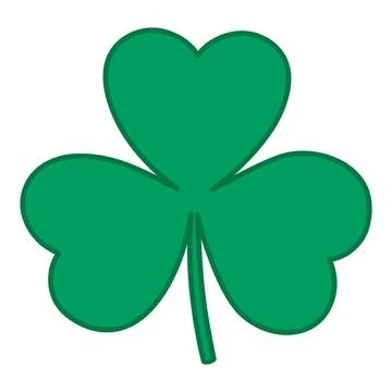 Shamrock, clover leaf illustration isolated Stock Illustration