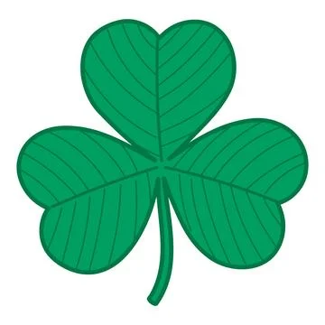 Shamrock, clover leaf illustration isolated Stock Illustration