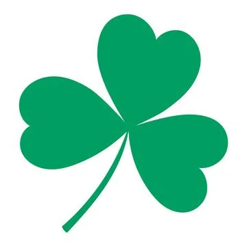 Shamrock, clover leaf isolated Stock Illustration