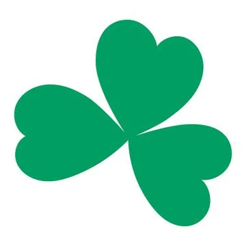 Shamrock, clover leaf isolated Stock Illustration