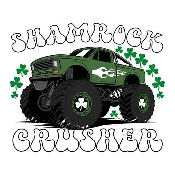 Shamrock Crusher Stock Illustration