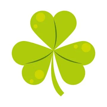 Shamrock icon isolated Stock Illustration